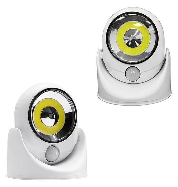 Svjetiljka sa senzorom pokreta, kob LED rotirajuće 360