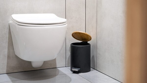 Kupaonica košara 3l bambus crni
