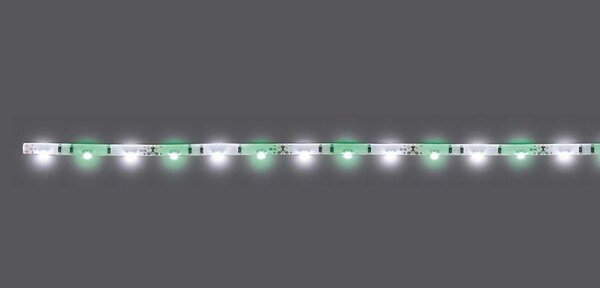 30 cm USB LED traka zelena+bijela