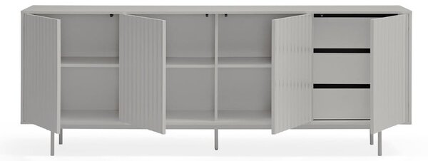 Siva niska komoda 211x80 cm Sierra – Teulat