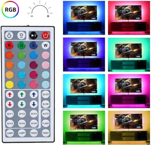 Postavite LED traku 5m Promjena boje IP20 RGB
