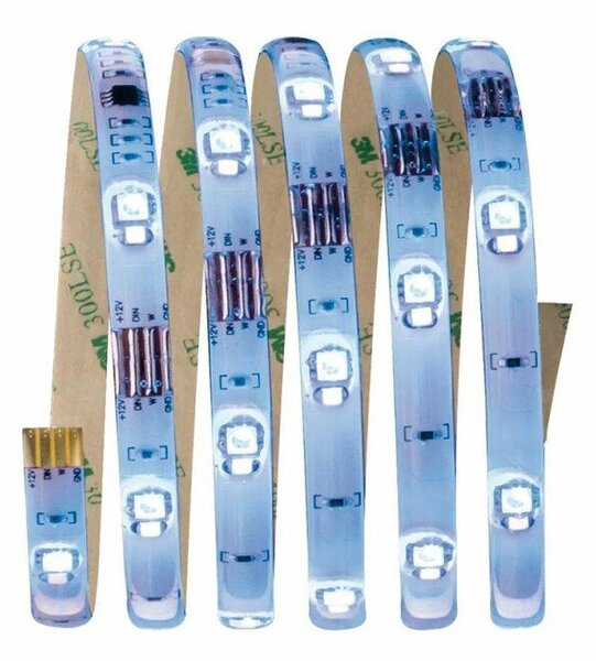 Postavite 12V LED traka RGBW 3000K 1,5M + daljinski upravljač