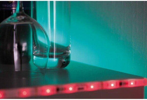 Postavite 12V LED traka RGBW 3000K 1,5M + daljinski upravljač