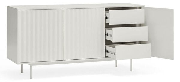 Bijela niska komoda 159x80 cm Sierra – Teulat