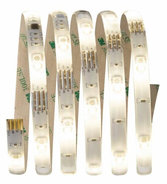 Postavite 12V LED traka RGBW 3000K 1,5M + daljinski upravljač