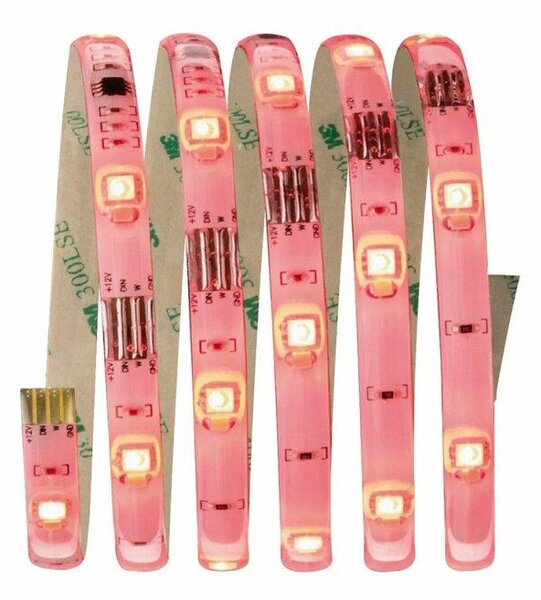 Postavite 12V LED traka RGBW 3000K 1,5M + daljinski upravljač