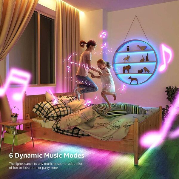 5m set LED Strip RGB samo -Adhesive 150 LED SMD 5050 Glazba