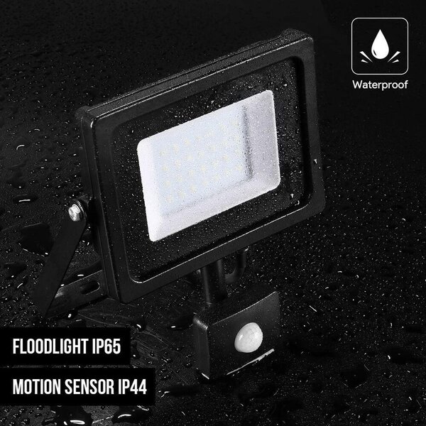 Vanjski IP65 LED 30W reflektor + djelovanje senzora