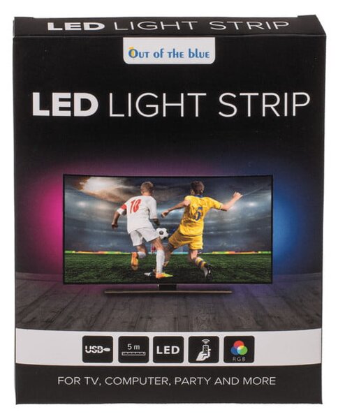 Postavite USB TV LED RGB TV TV 5M + daljinski upravljač