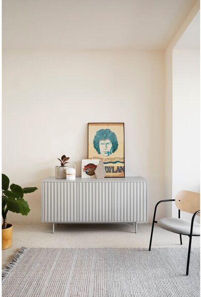 Siva niska komoda 159x80 cm Sierra – Teulat