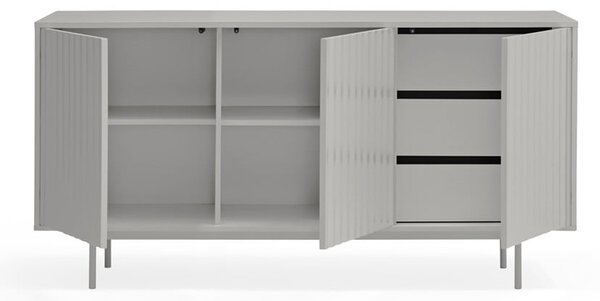 Siva niska komoda 159x80 cm Sierra – Teulat