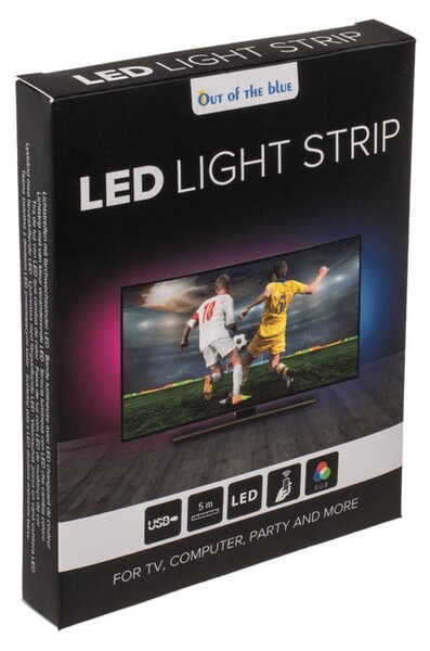 Postavite USB TV LED RGB TV TV 5M + daljinski upravljač
