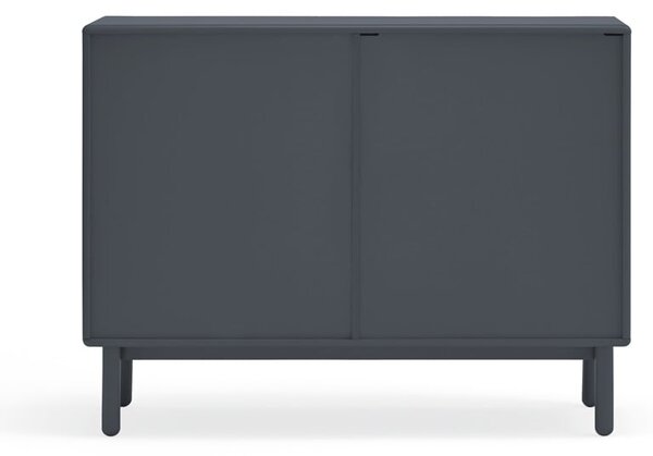 Tamno siva niska komoda 120x90 cm Corvo - Teulat