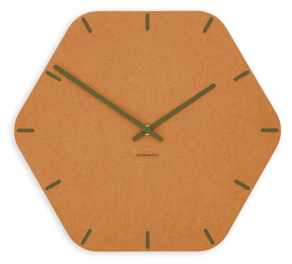 Zidni sat Luxhora Pura Hex Orange 11 boja kazaljki