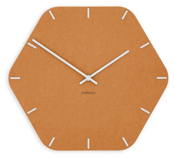 Zidni sat Luxhora Pura Hex Orange 11 boja kazaljki