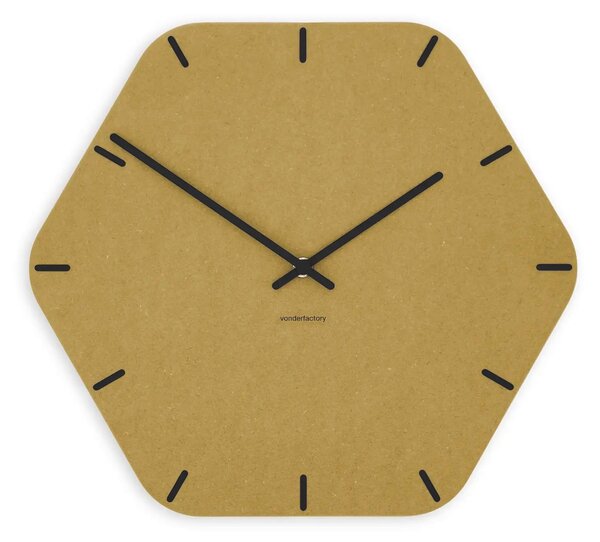 Zidni sat Luxhora Pura Hex Yellow 11 kazaljki