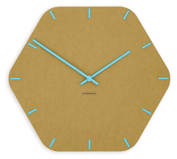 Zidni sat Luxhora Pura Hex Yellow 11 kazaljki