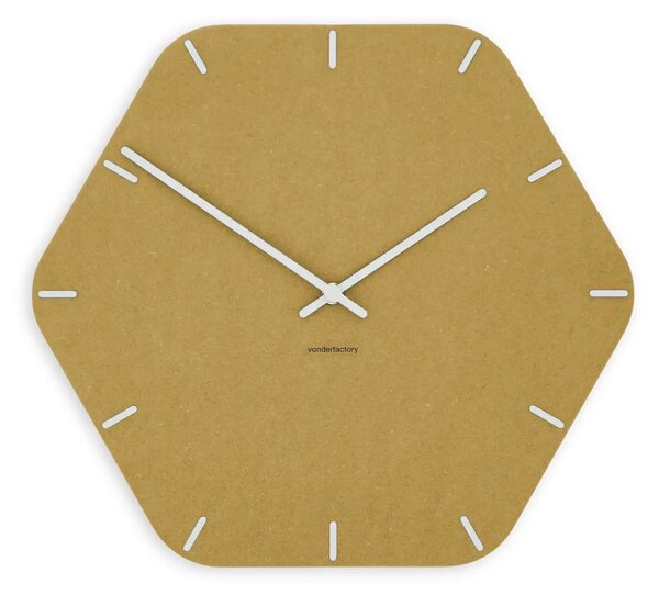 Zidni sat Luxhora Pura Hex Yellow 11 kazaljki