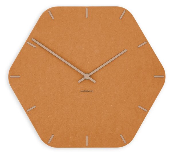 Zidni sat Luxhora Pura Hex Orange 11 boja kazaljki
