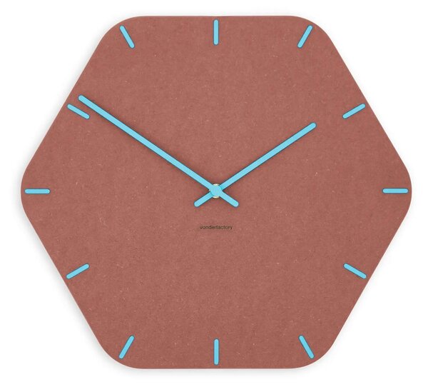 Zidni sat Luxhora Pura Hex Red 11 boja kazaljki