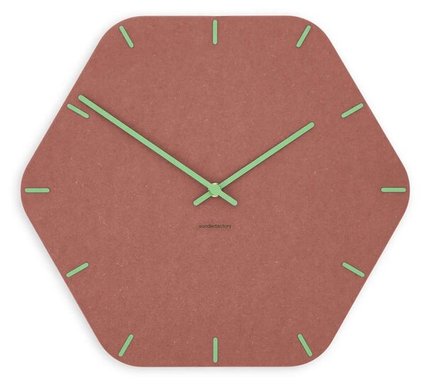 Zidni sat Luxhora Pura Hex Red 11 boja kazaljki
