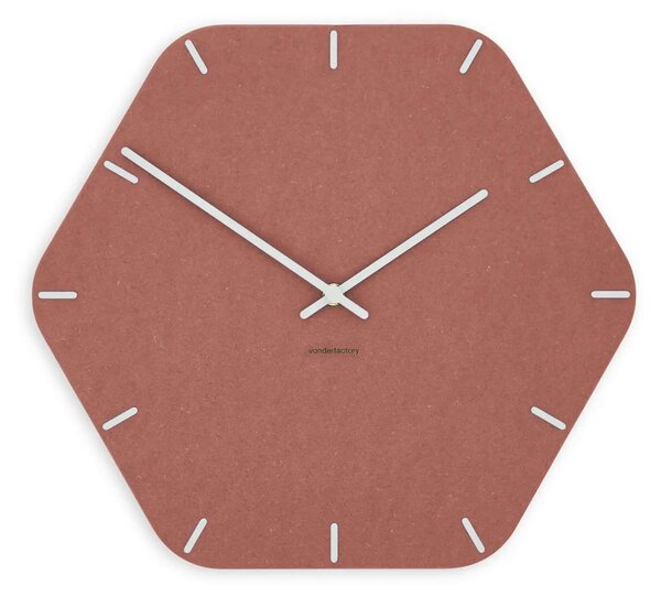 Zidni sat Luxhora Pura Hex Red 11 boja kazaljki
