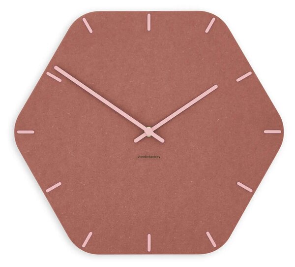 Zidni sat Luxhora Pura Hex Red 11 boja kazaljki