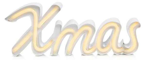 Bijeli LED svjetleći ukras Markslöjd Xmas, 40 cm