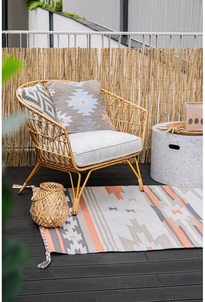 Dvostrani vanjski tepih od reciklirane plastike Green Decore Aztec, 90 x 150 cm