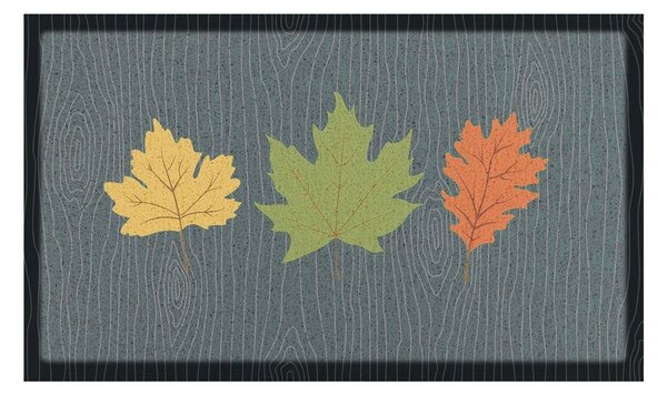 Otirač 40x70 cm Autumn Leaves on Green – Artsy Doormats