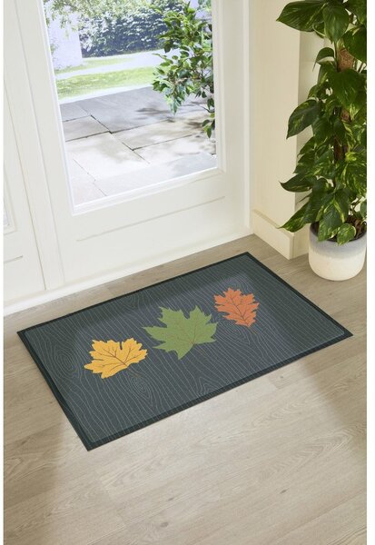 Otirač 40x70 cm Autumn Leaves on Green – Artsy Doormats