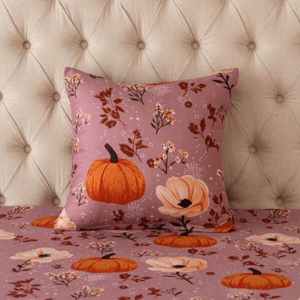Jastučnica od mikrovlakana PUMPKINS ROSAVIE 45x45 cm, staroružičasta