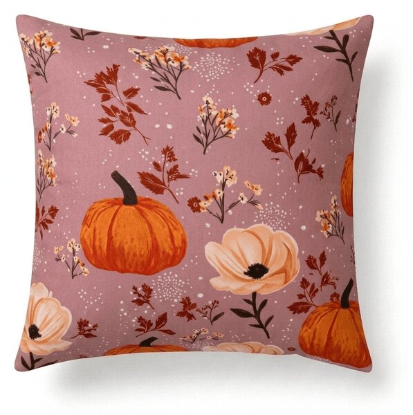 Jastučnica od mikrovlakana PUMPKINS ROSAVIE 45x45 cm, staroružičasta