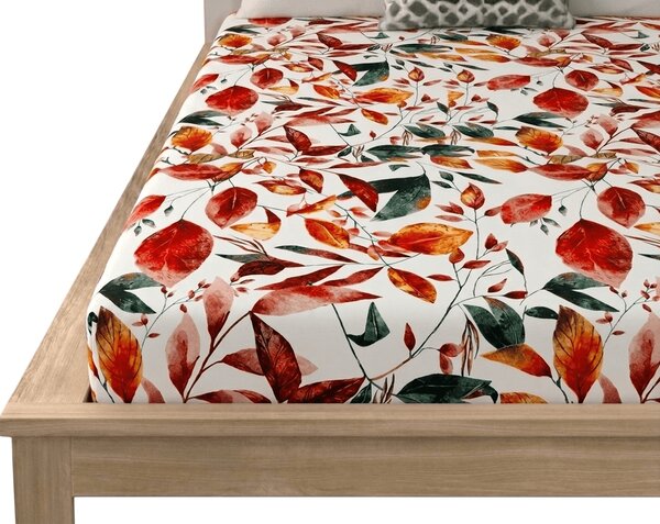 Napeta plahta od mikrovlakana AUTUMN LEAVES šarena 90x200 cm
