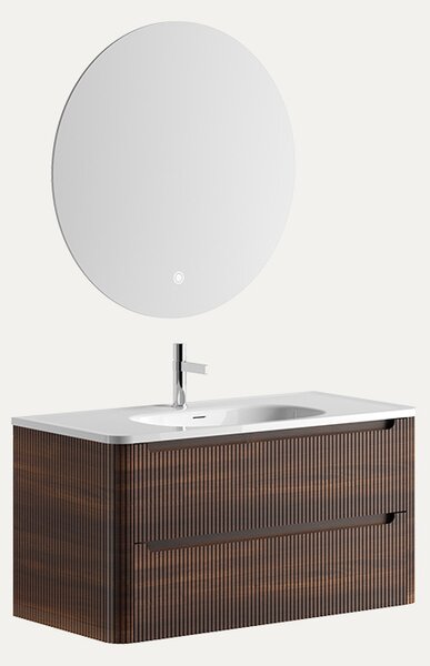 Idealaqua Twilight 80 cm ormarić s umivaonikom, drvo