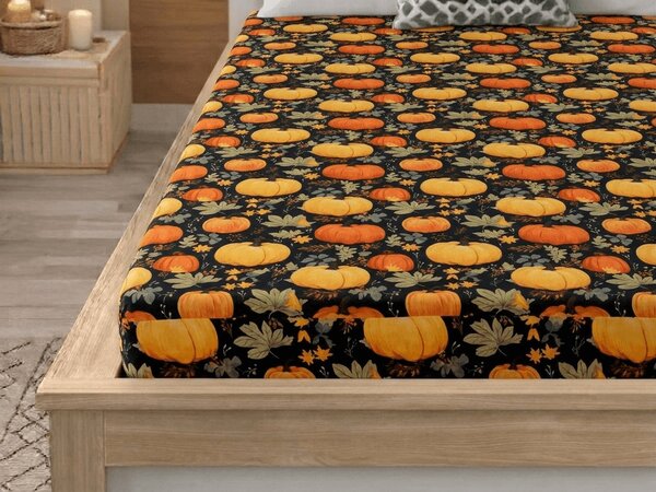 Plahta od mikrovlakana ORANGE PUMPKINS šarena 90x200 cm