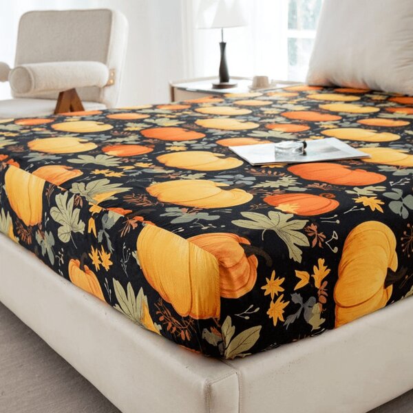 Plahta od mikrovlakana ORANGE PUMPKINS šarena 90x200 cm