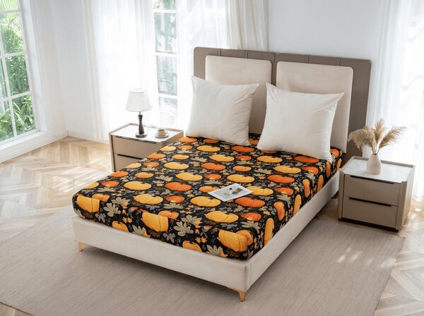 Plahta od mikrovlakana ORANGE PUMPKINS šarena 90x200 cm