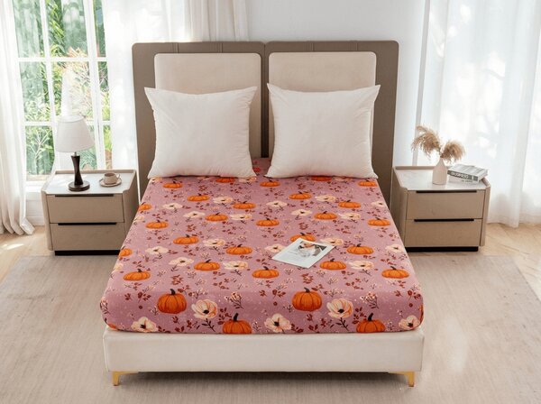Plahta od mikrovlakana PUMPKINS ROSAVIE staroružičaste 90x200 cm