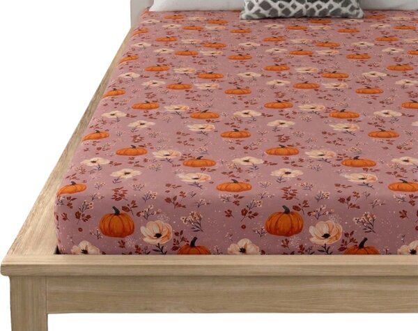 Plahta od mikrovlakana PUMPKINS ROSAVIE staroružičaste 90x200 cm