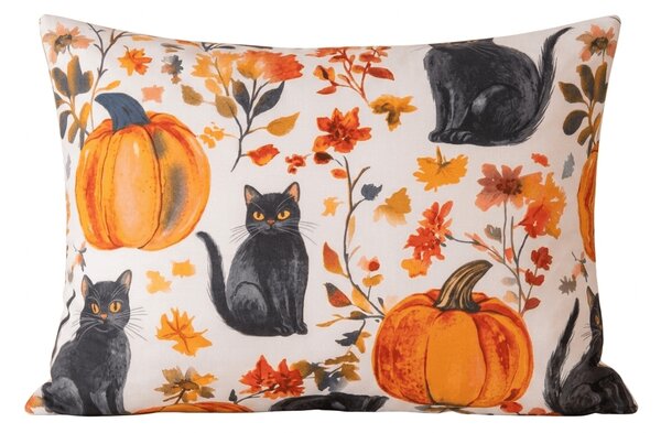 Jastučnica od mikrovlakana CATS AND PUMPKINS 50x70 cm, šarena