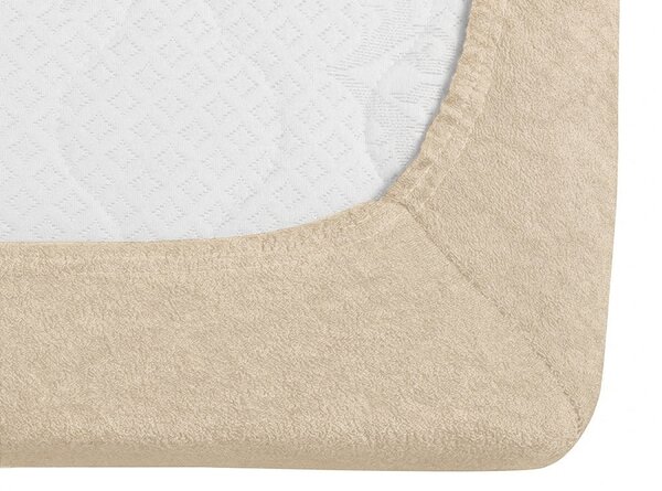Frotirna plahta EXCLUSIVE svijetlo bež 90 x 200 cm