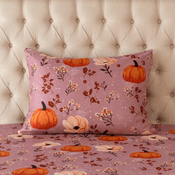 Jastučnica od mikrovlakana PUMPKINS ROSAVIE 50x70 cm, staro ružičasta