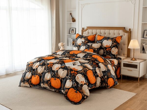 Posteljina od mikrovlakana MAGIC PUMPKIN šarena Dimenzije posteljine: 70 x 90 cm | 140 x 200 cm