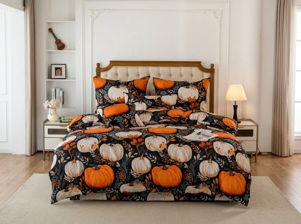 Posteljina od mikrovlakana MAGIC PUMPKIN šarena Dimenzije posteljine: 70 x 90 cm | 140 x 200 cm