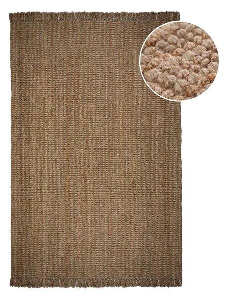 Smeđi tepih od jute Flair Rugs, 160 x 230 cm