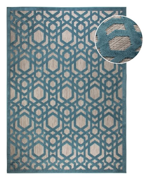 Plavi vanjski tepih 230x160 cm Oro - Flair Rugs