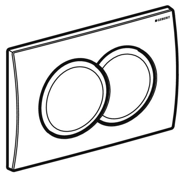 GEBERIT Tipka DELTA01 bijela