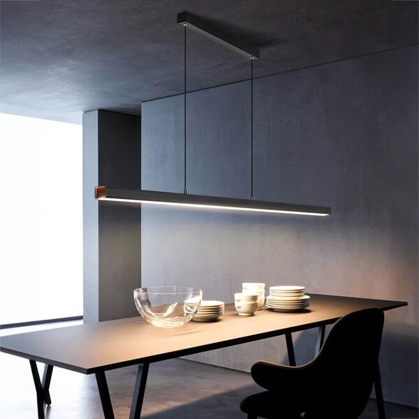 Viseća stropna lampa Led APP1447-CP BLACK 80cm