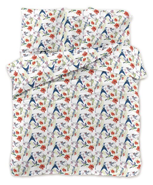 Posteljina od mikrovlakana TROCHILA bijela Dimenzije posteljine: 70 x 80 cm | 140 x 200 cm